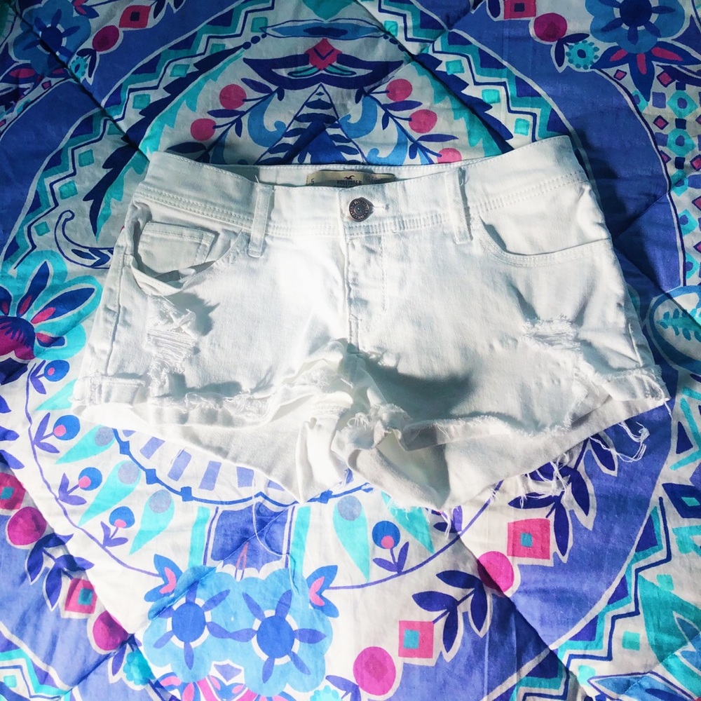 White Hollister Shorts